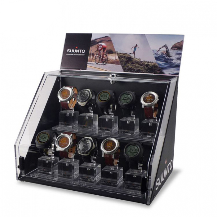 I-Athletic Customized Counter Top Acrylic Men Watch Display Case (3)