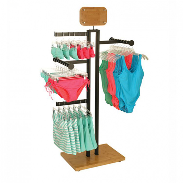 Custom Most Comfortable Women's Underwear Boutique Clothing Display Rack (2)