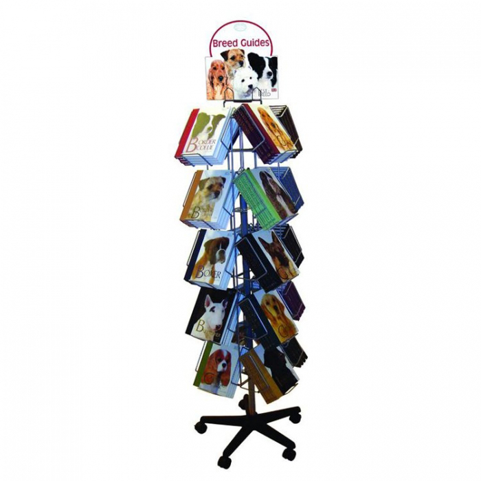 Floor Children Book Retail Unit Rotatable Kids Comic Book Display Stand (3)