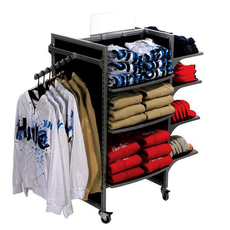Sta Ex Merchandising Boutique Retail Floor Clothing Display Racks (3)