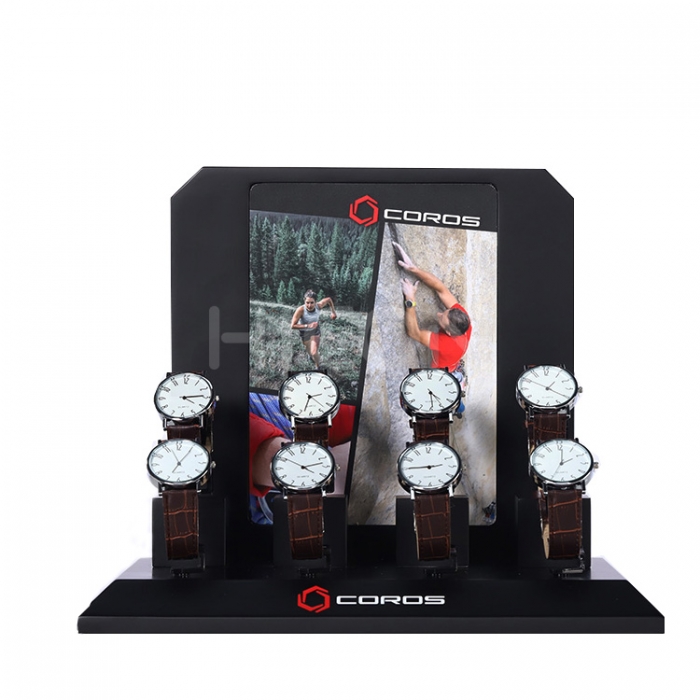 Expositor de múltiplos relógios de luxo de mesa para merchandising de loja (4)