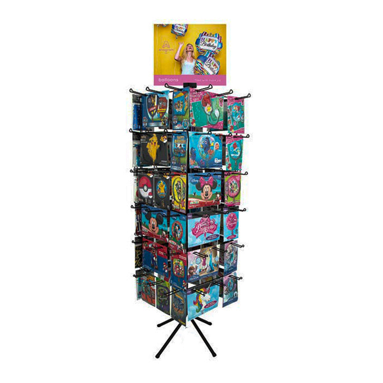 mylar balloon display rack