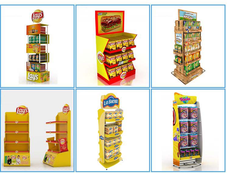 thumbnail image 2 of Chip Rack Display Stand With Clips Snack Organizer For Party 2 of 13