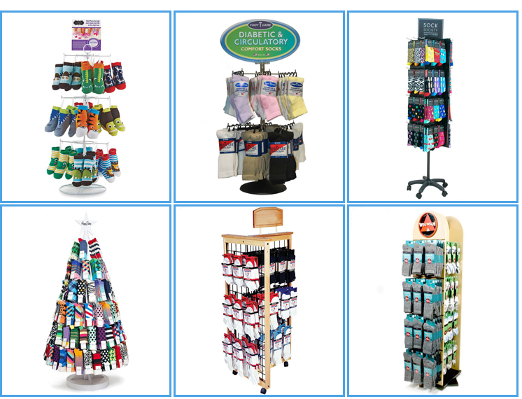 This functional movable customized floor wood socks display stand is designed for displaying different kinds of socks in retail stores, supermarkets, and other places. It is made of high-quality wood and is designed with a movable structure. The stand has multiple levels and is adjustable to fit different sizes of socks. It also features a sturdy base that ensures stability while in use. The simple yet elegant design of this wood display stand will make sure your socks are presented in a neat and organized manner.