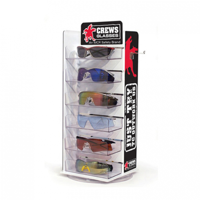 Capture Attention Countertop Acrylic Spinning Sunglasses Display Case (2)