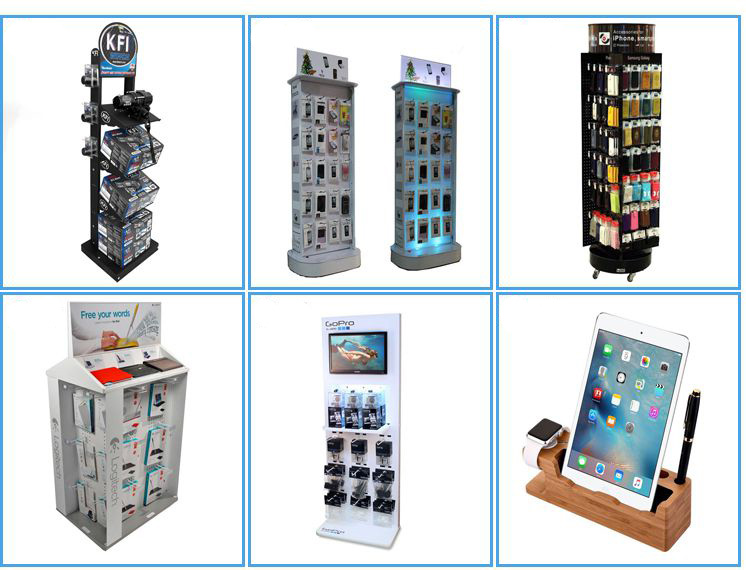 Cell Phone Accessories Shop Display Rack