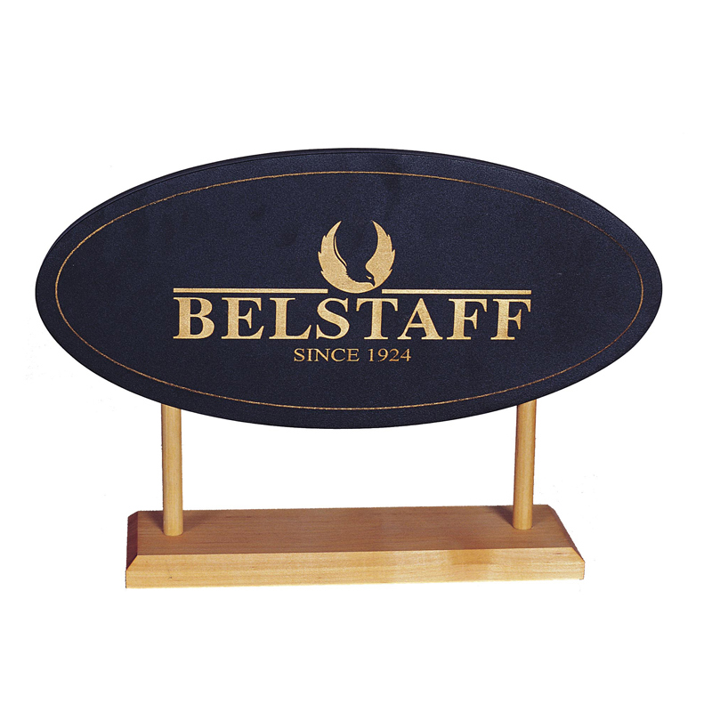 Clothing Advertising Custom Signage Tabletop Display Wooden Sign Holder (1)