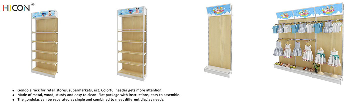 Combined White Metal Store Checkout Counter For Shopping (3)