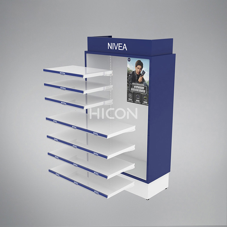 Cosmetic Beauty Display Racks Custom Logo 7-Layer Display For Cosmetics (1)