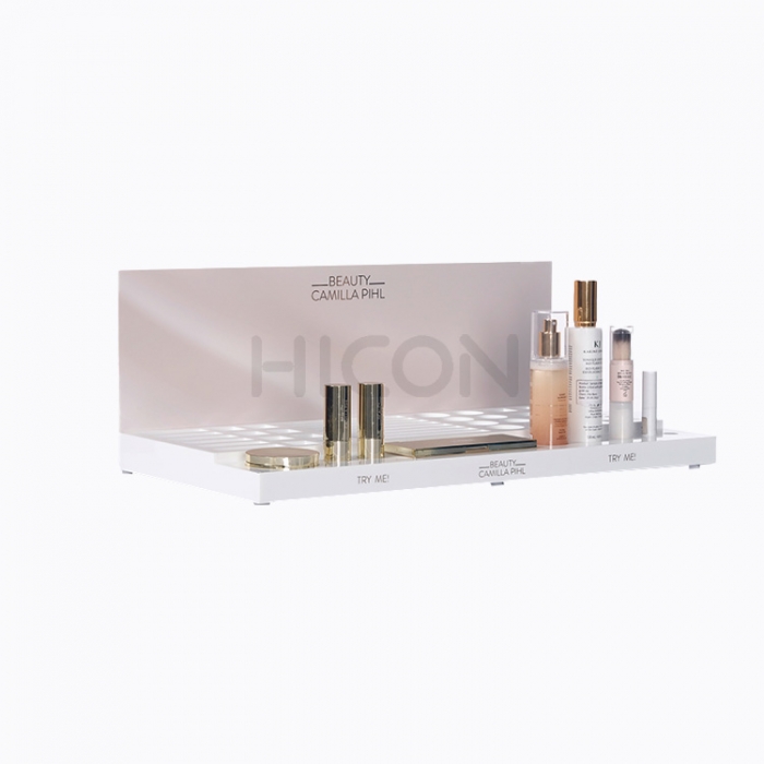 Cosmetics Store Acrylic Display 2-Step Cosmetic Display Stand Design Idea (2)