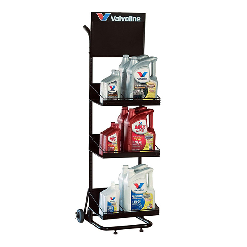 Create More Value Floor Lubricating Motor Oil Display Shelf (3)