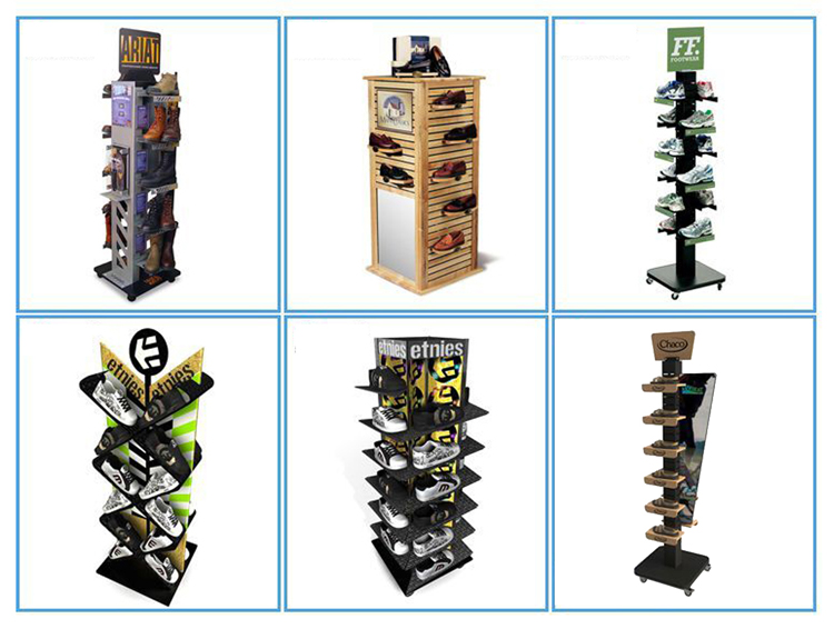 Creative Footwear Shop Display Ideas Custom Signage Footwear Display Stands (1)