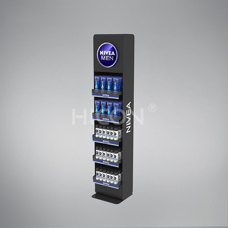 Custom Display Racks For Cosmetics Products Nivea Shop Display Stand Rack (5)