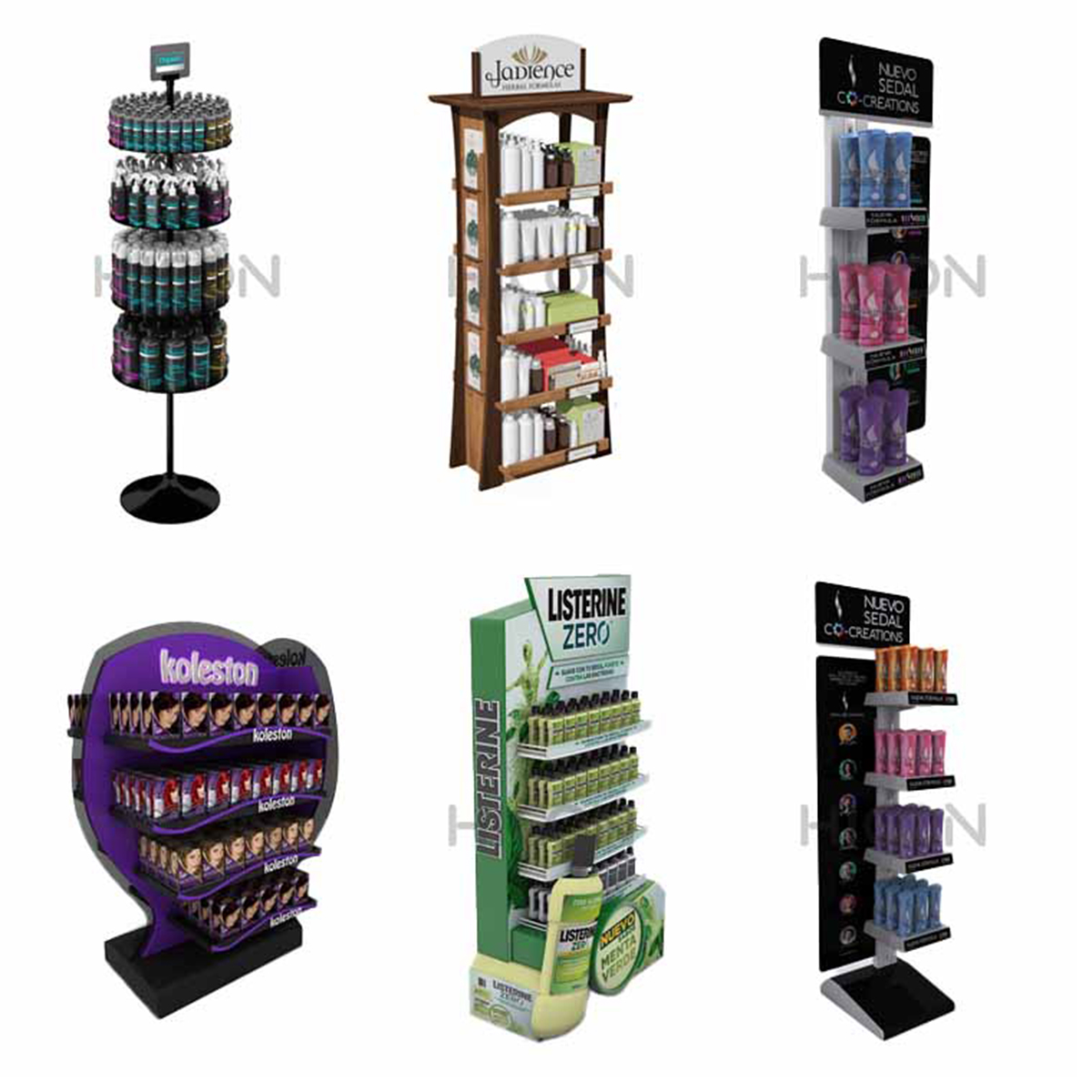 Custom Display Racks For Cosmetics Products Nivea Shop Display Stand Rack (7)