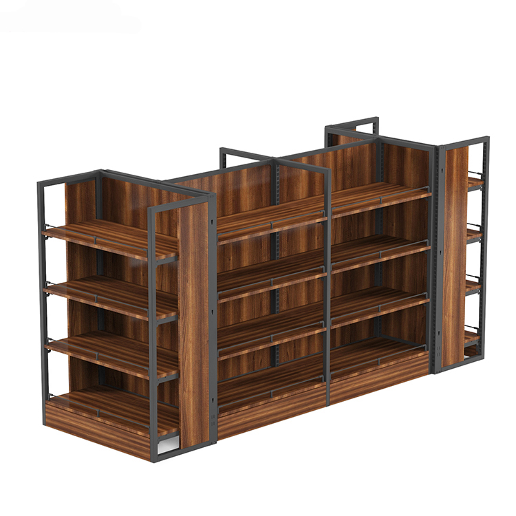 Durable Custom White Metal Display Shelving For Retail Stores (2)