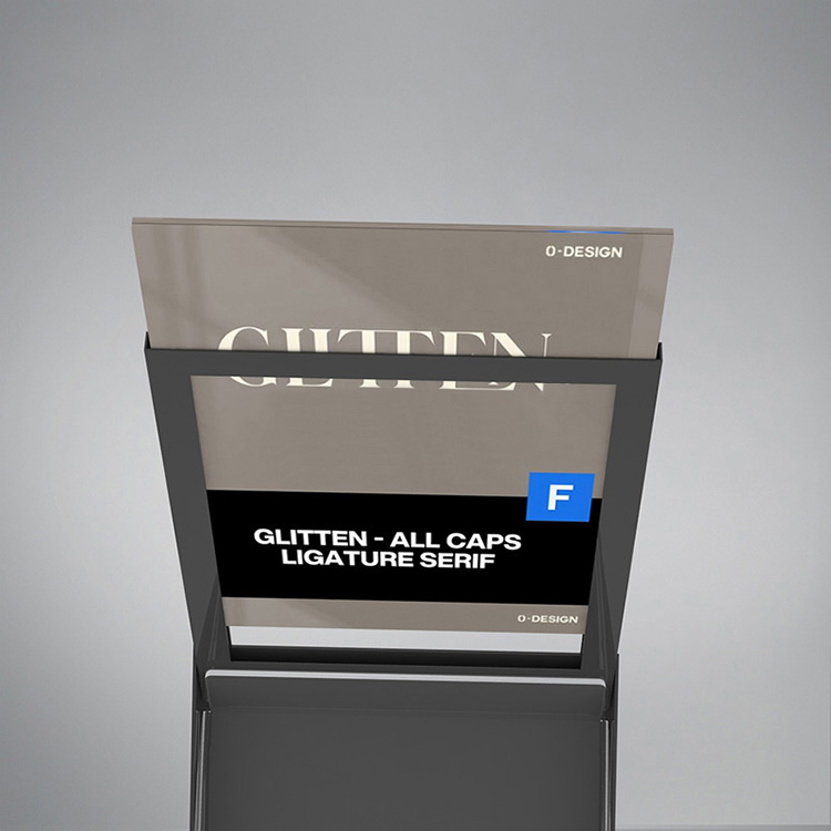 Free Stand Display With Brochure Holders Brochure Floor Display Stand (6)