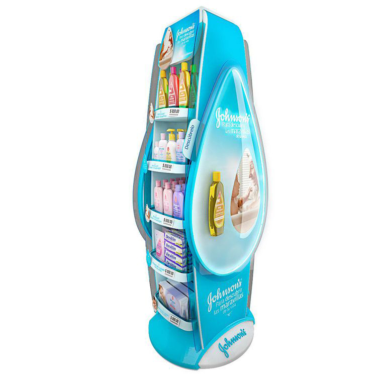 Freestanding Electric Toothbrush Display Stand 3-Way Display Rack (4)