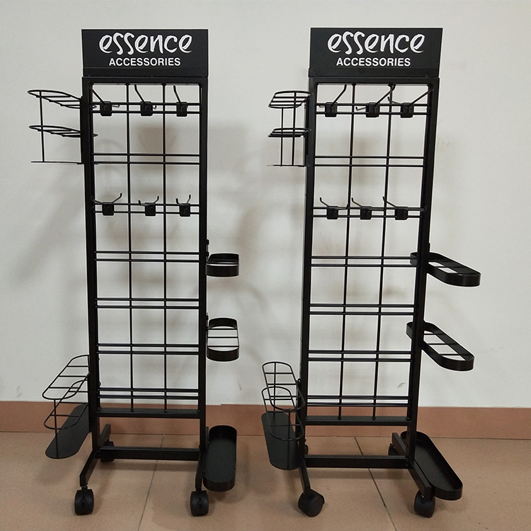 Get Notice Floor Metal Umbrella Merchandising Display Racks Stand (4)