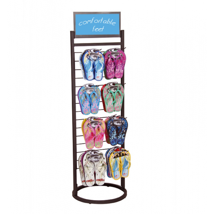 Inspiring Flip Flops Point Of Purchase Floor Display Rack With Pegs (1)