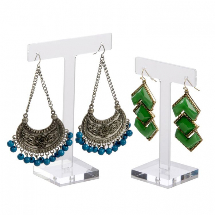 Jewellery Shop Furniture Design Acrylic Counter Top Earring Jewelry Display Stand Jewelry Display Earrin (1)