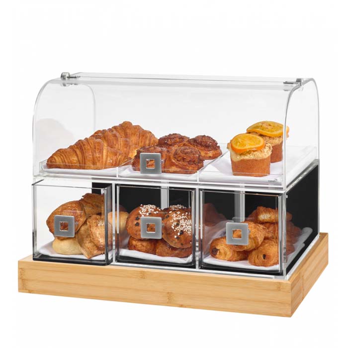 Keep Food Fresh Retail Store Acrylic Showcase Bread Bakery Display Cabinets (1)