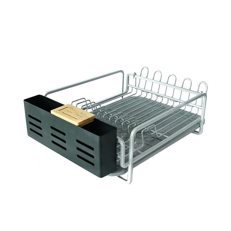 Kitchen Organizer Diatom Mud Draining Board Dish Drying Rack Steel Dish Drainer (4)