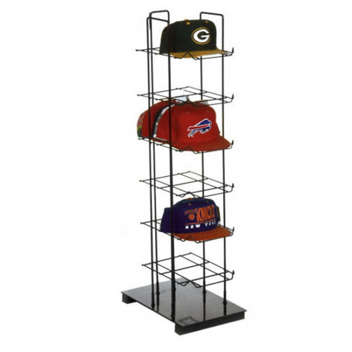 Metal Hat Display Rack, 6-Tier Floor Standing Display Cowboy Hat Rack (2)