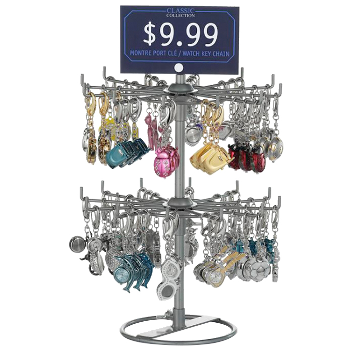 Save Your Money Key Chain Merchandising Hair Clip Exhibition Display Stand (2)