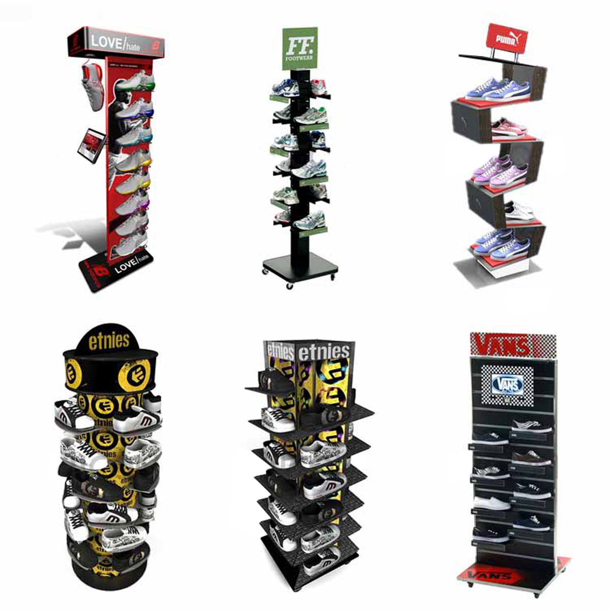 Shoes Display Stand Wholesale Display Design Provider Display Manufacturer (3)