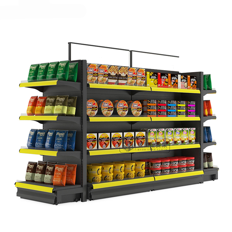 Stylish Custom Retail Gondola Merchandising Display Shelving (1)