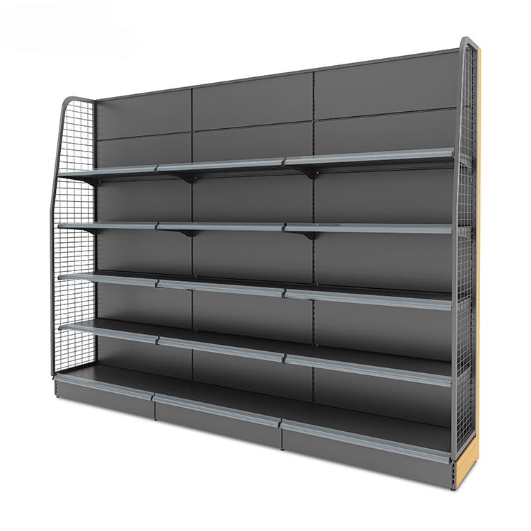 Stylish Custom Retail Gondola Merchandising Display Shelving (2)