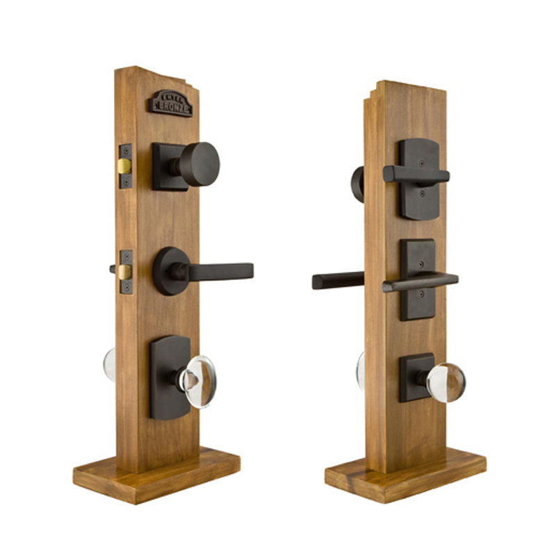 Understand Clients Needs Door Handle Wood Retail Door Lock Display Stands (1)