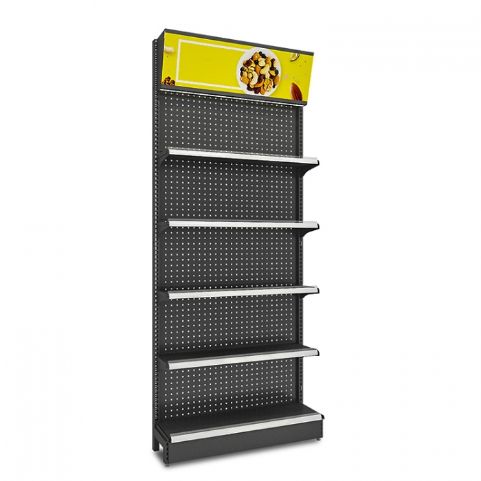 Universal Customized Black Metal Store Display Rack (1)