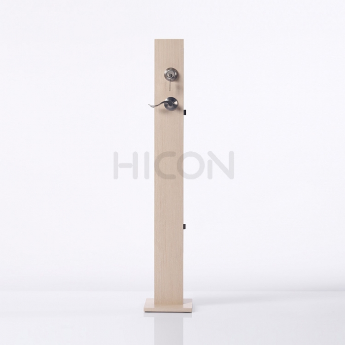 Useful Wooden Door Lock Display Stand Custom Lock Display Design (1)
