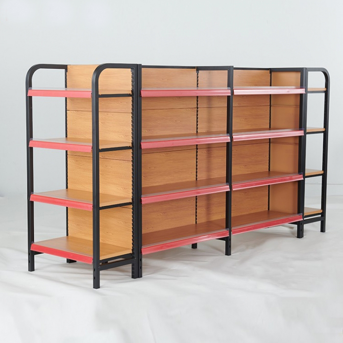 Wood Flat Package Display Rack  (2)