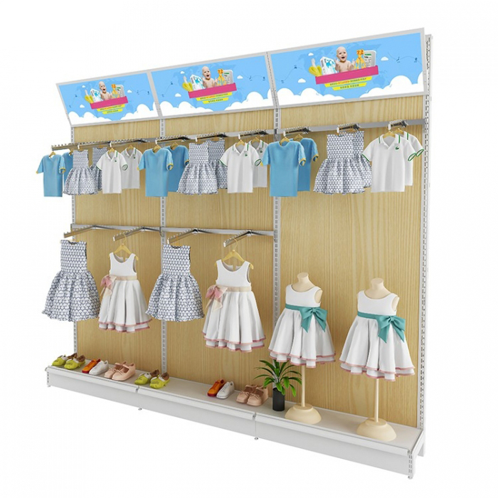 Wooden Clothing Display Racks (2)